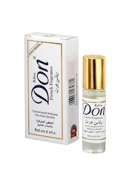 French Fragrance Roll On Concentrated Perfume Free From Alcohol - 6ml