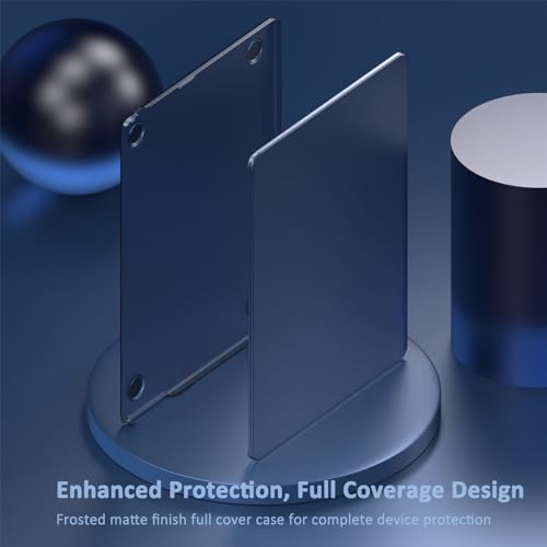 KEROM Midnight Clear Case for MacBook Air 13 inch 2026 M5, 2022-2025 M4/M3/M2 A3240 A3113 A2681, Matte Plastic Hardshell & Keyboard Cover for Mac Air 13.6 inch Case, Frosted Midnight - Image 5