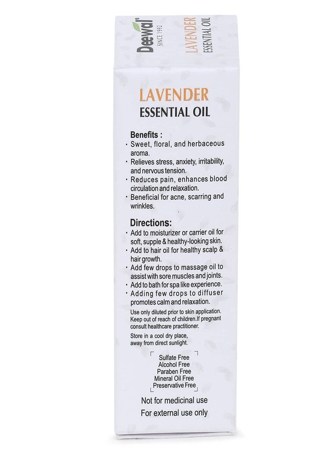 Deewal Natural Lavender Essential oil for Hair, Skin, Body | Aromatherapy | Relieves Stress | Reduce Acne, Wrinkles - 20 ml - Image 5