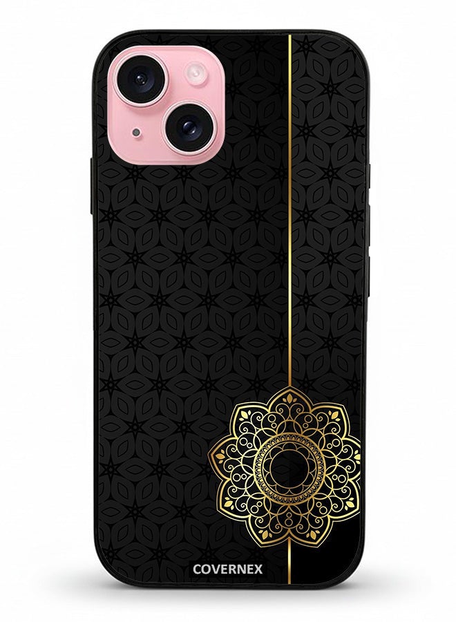 Covernex Apple iPhone 15 Protective Case Cover Printed Featuring Islamic Pattern - Image 2