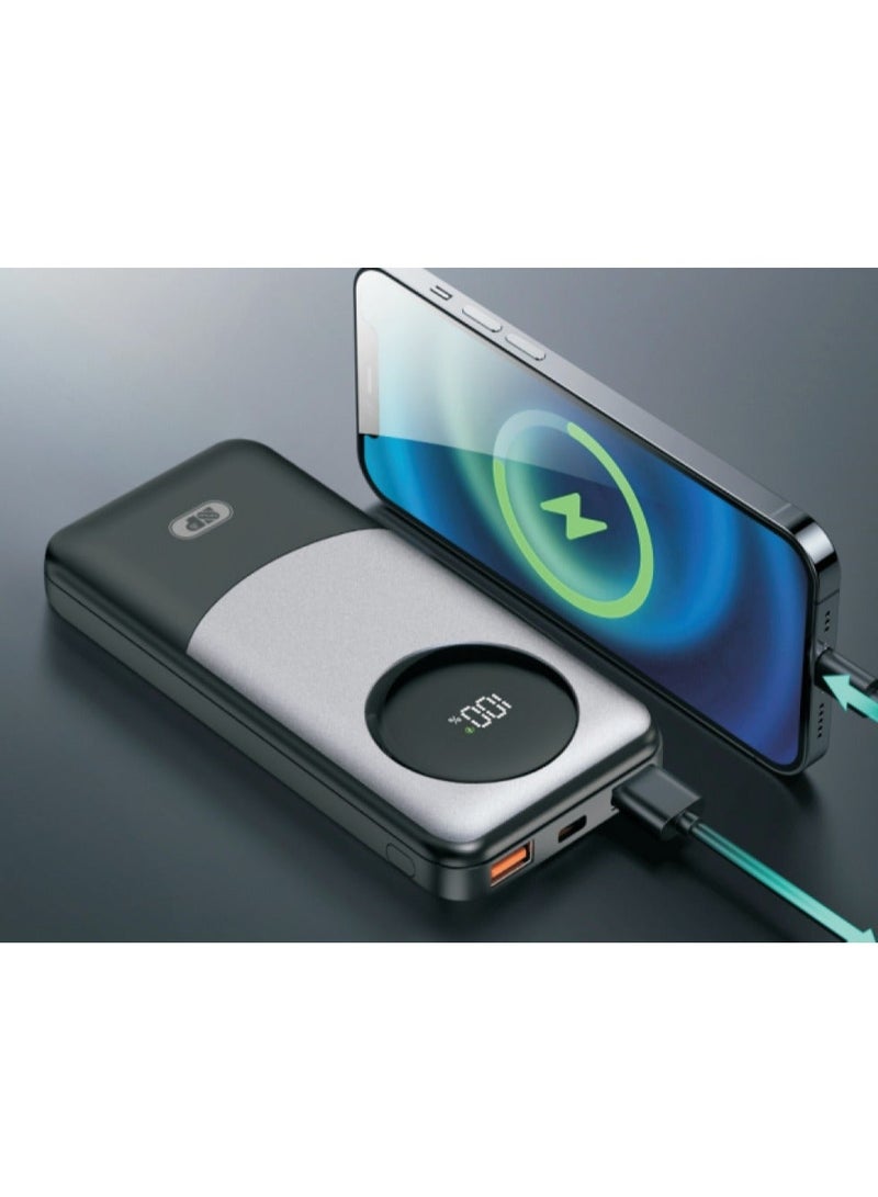 أس بي باور بنك 20000 22.5W يدعم الشحن السريع مع شاشة - Image 2