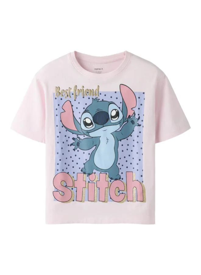 NAME IT Kids Stitch Crew Neck T-Shirt