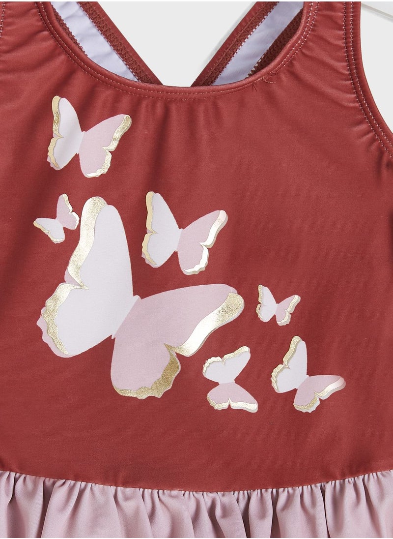NAME IT - Kids Butterfly Print Swimsuit - Image 1