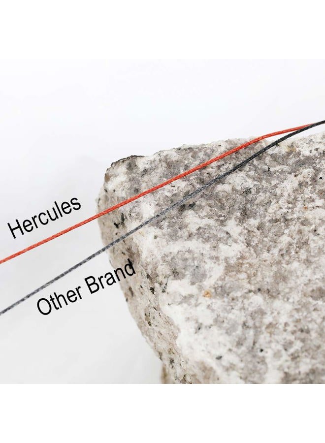 Hercules خط صيد متشابك سوبر كاست 100 متر 109 ياردة 10 رطل للاستخدام في المياه العذبة PE خيوط صيد متشابكة 8 خيوط - تمويه أزرق، 10 رطل (4.5 كجم)، 0.12 مم - Image 5