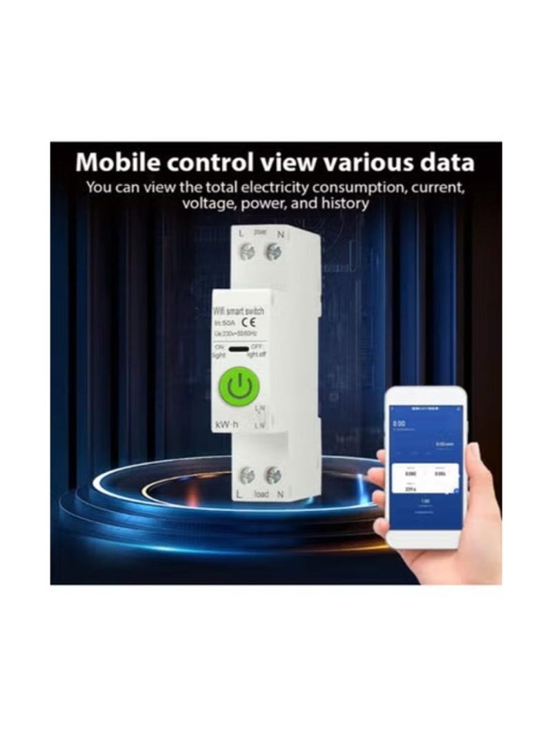 Smart Circuit Breaker Tuya APP WiFi Leakag Protection  Remote Control For Smart - Image 5