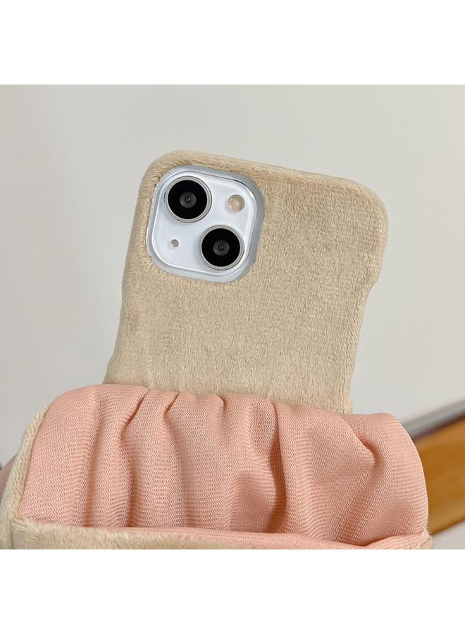 زبون جراب لهاتف iPhone 13 Pro، جراب هاتف فاخر بغطاء كامل على شكل قبعة الرنة - Image 5