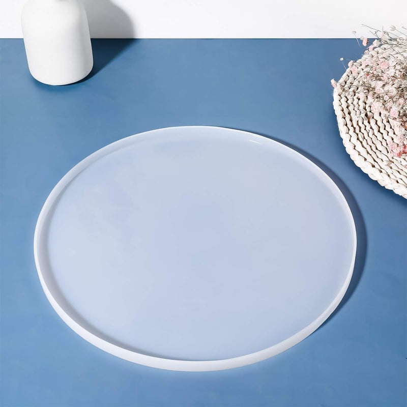 Snoogg سنوغ ™1 عبوة من قوالب السيليكون الدائرية بقطر 10 بوصات لصب الراتنج للإيفنت، فن الراتنج، الراتنج، الزفاف، عيد الحب، هدية الذكرى السنوية - Image 2