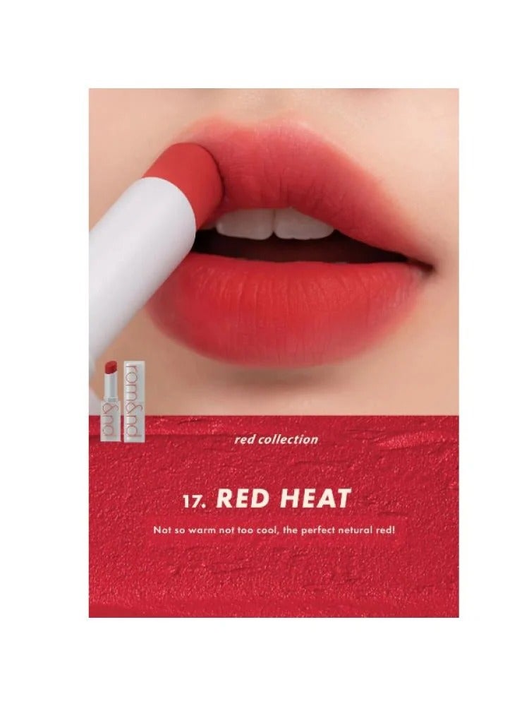 روماند أحمر شفاه زيرو مات 17 RED HEAT - Image 2