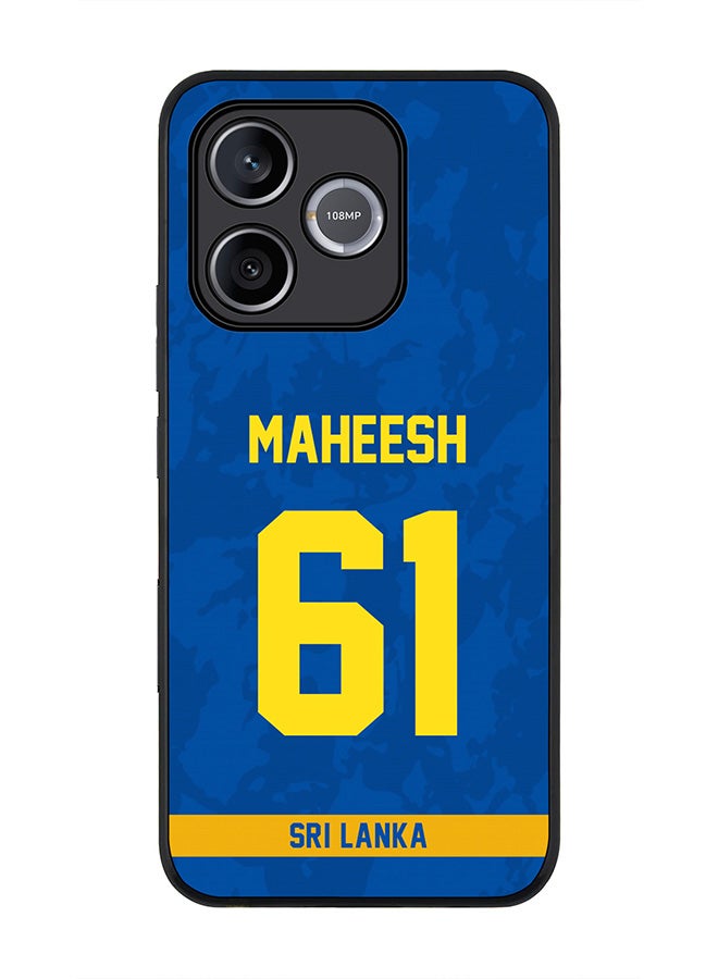 Stylizedd For Honor 600 Lite / 500 Smart / Honor X80i Case,Slim fit Camera Protection, Shockproof Thin Phone cover  - Sri lanka Maheesh Theekshana, Jersey No 61 - Image 1