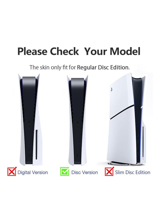 general Suitable For Sony PS5 Game Console Sticker Digital Version Protective Film Fashion Clown Series Full Set Of Sticker Film-Color:PS5SlimDiscQT-19031 - Image 4