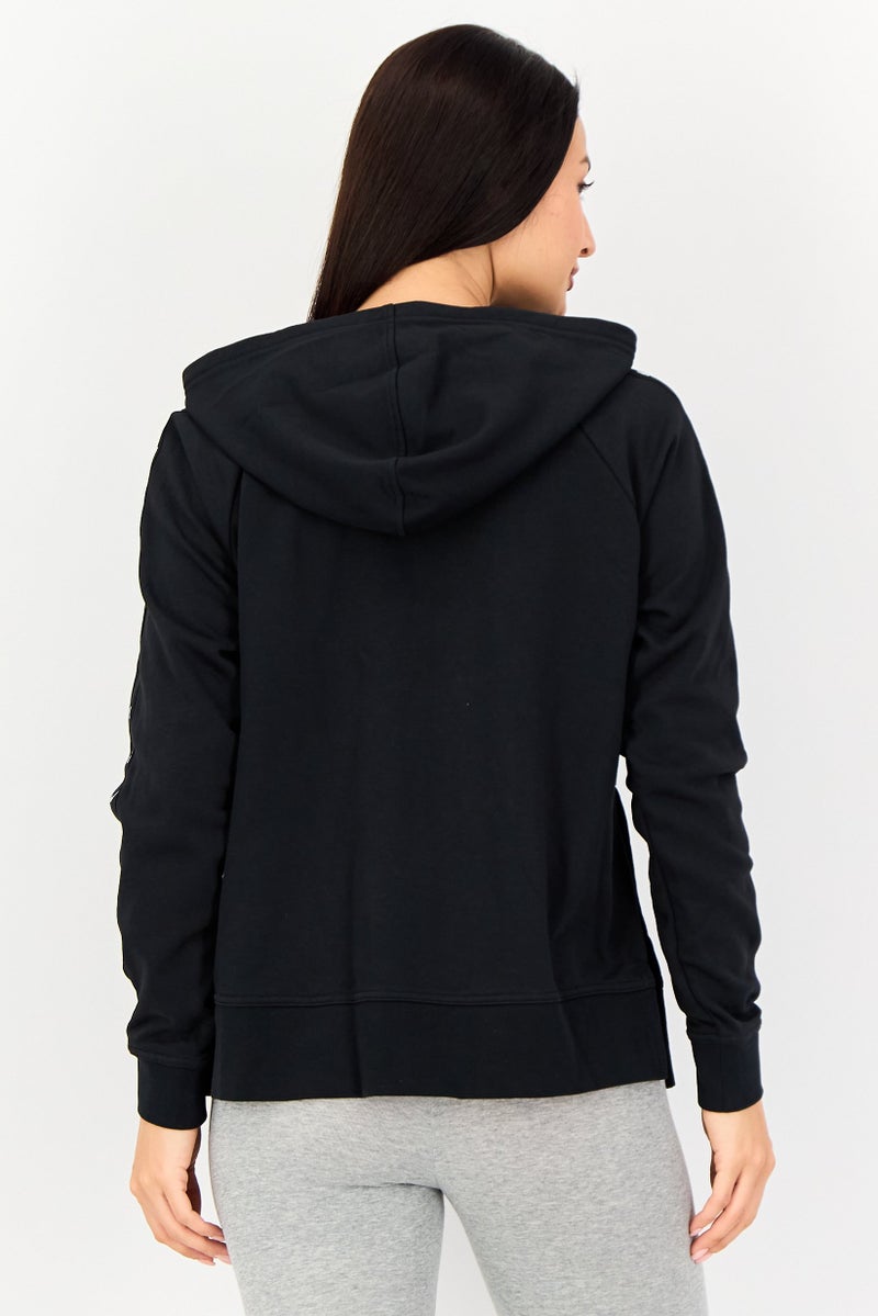 Nike Women Sportswear Fit Training Hooded Jacket, Black - Image 2