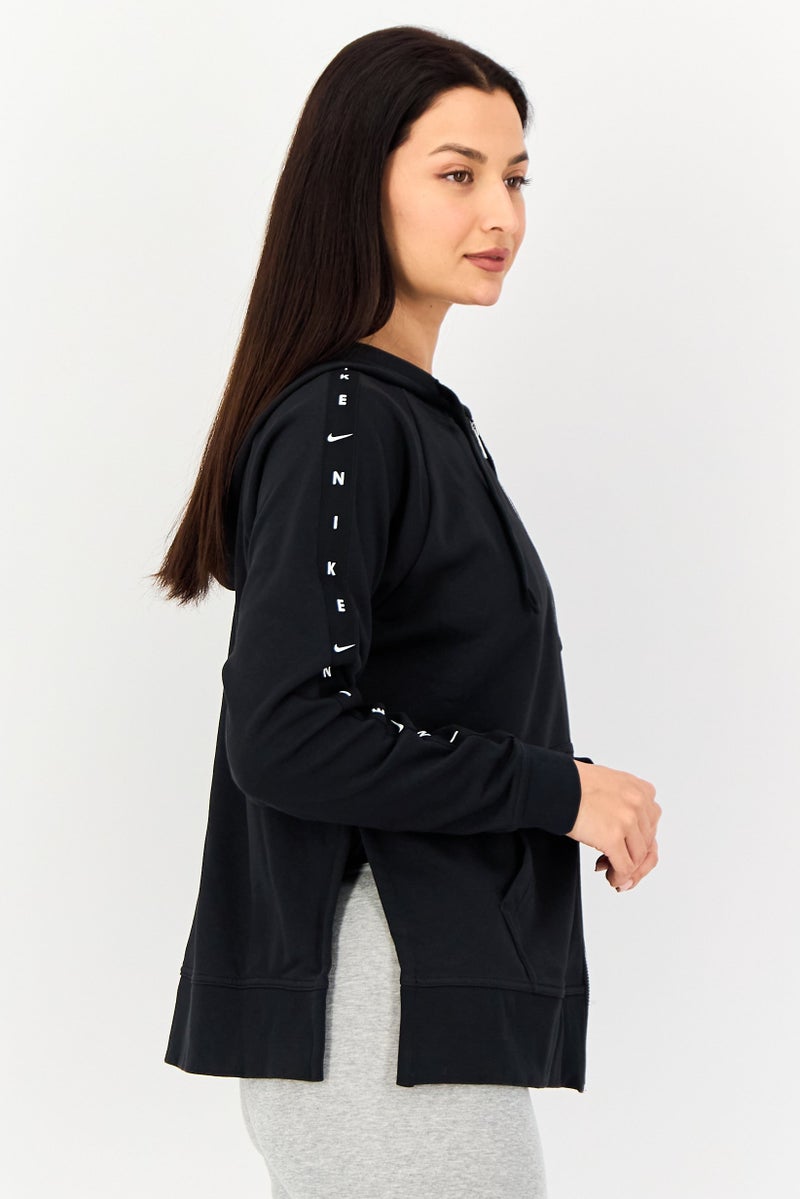 Nike Women Sportswear Fit Training Hooded Jacket, Black - Image 4