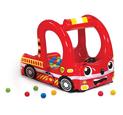 Banzai Rescue Fire Team Play Center Ball Pit with 20 Balls Toy - Image 1