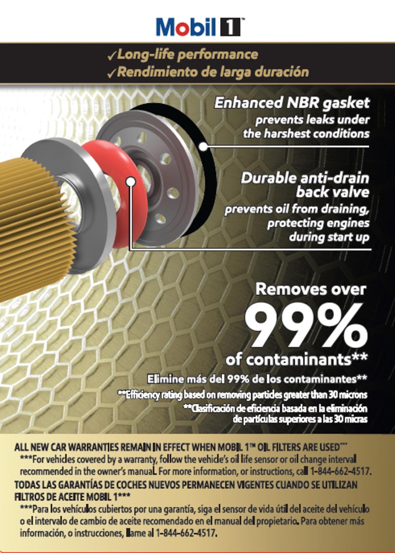 Mobil 1 M1-212 / M1-212A Extended Performance Oil Filter (Pack of 2) - Image 3