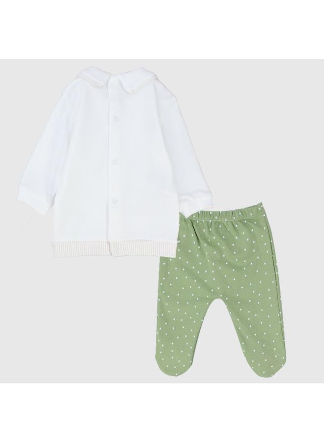 Happy Bear Long-Sleeved Pajama  - Image 2
