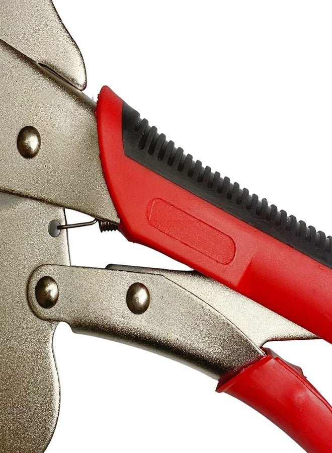 Massca Locking C-Clamp | Portable Table & Tool Vise Grip | Heavy Duty C-Clamps with Swivel Pads | Made from Strong High-Grade Carbon Steel for Home, Workshop & Welding Use | - 18 Inch - Image 3