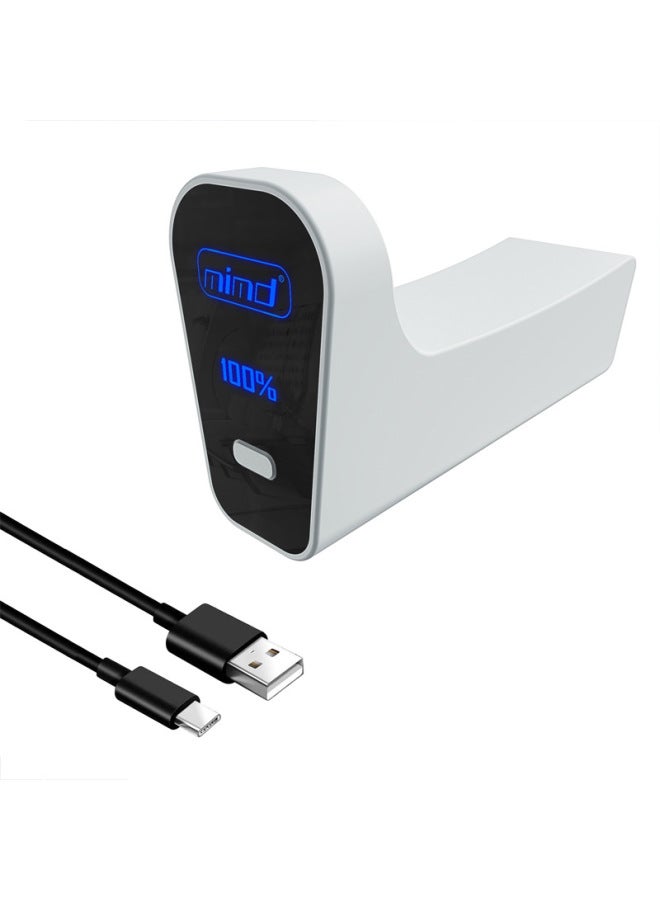 P5 Handle Battery Pack P5 Handle With Endurance Display Rechargeable Battery P5 Handle External Back Clip Charging Bag-Product Color:White  - Image 1