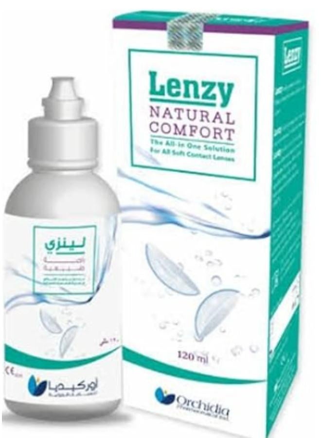 أوركيديا فارماسيوتيكال إند. محلول لينزي للعدسات اللاصقة الطبيعية المريحة