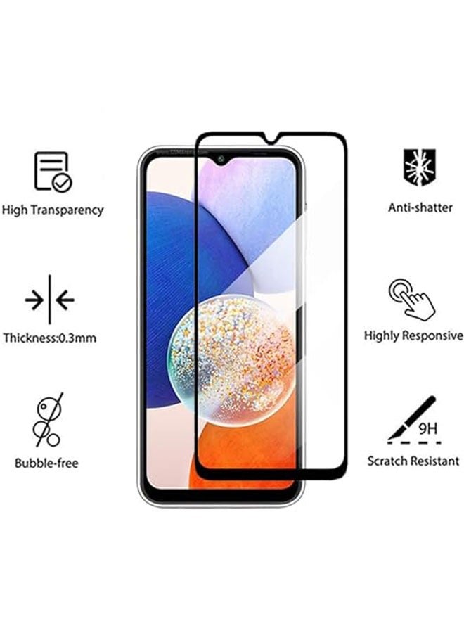 general Specially designed for Samsung Galaxy A14 5G Tempered Glass Screen Protector, Ultra HD Tempered Glass, 9H Hardness, Scratch Resistant, No Bubbles - Image 2