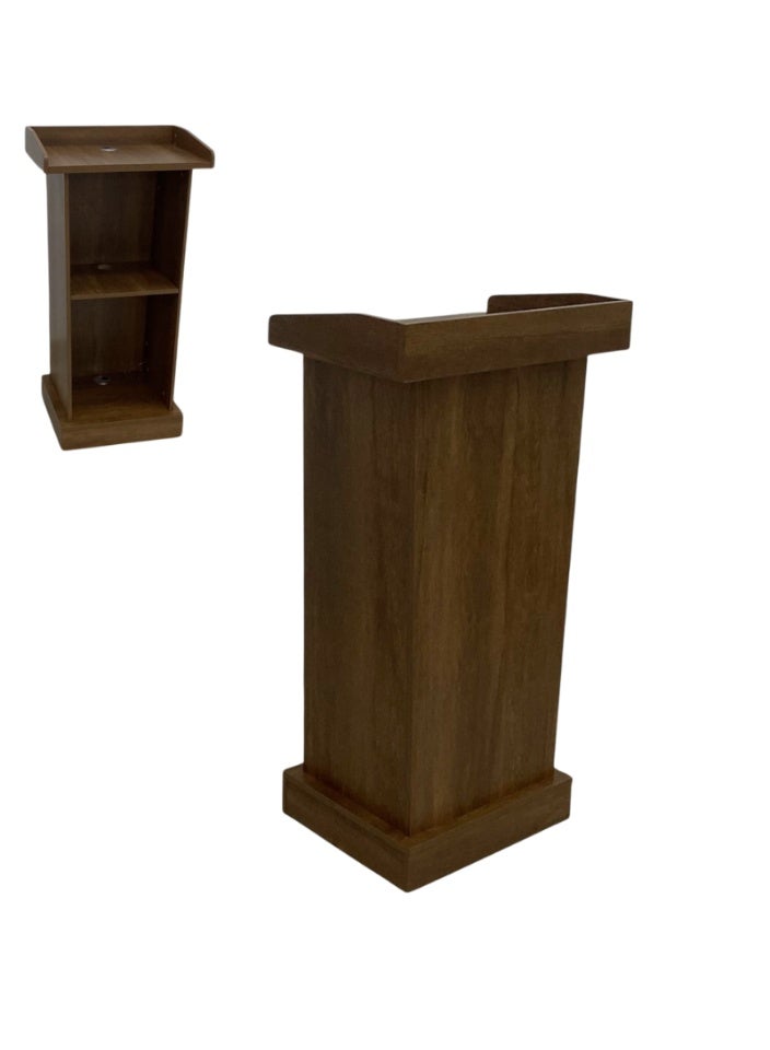 SMART HOME Luxury wooden pulpit and lecture and presentation table, 60 cm wide and 105 cm high – Elegant wooden platform for mosques, schools, universities, and conference halls - Image 2