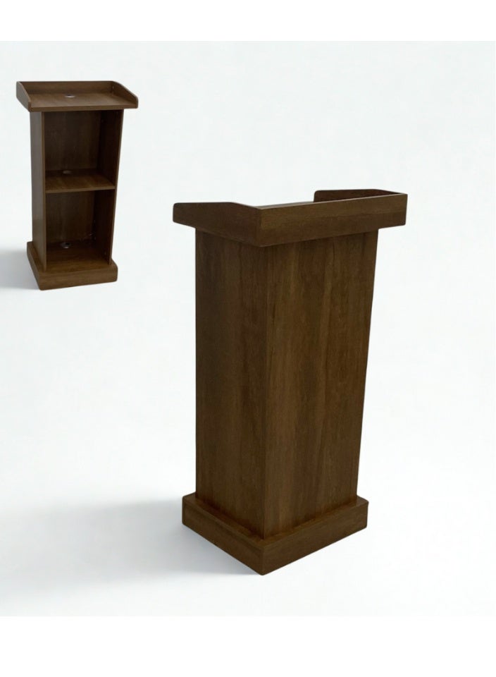 SMART HOME Luxury wooden pulpit and lecture and presentation table, 60 cm wide and 105 cm high – Elegant wooden platform for mosques, schools, universities, and conference halls - Image 3