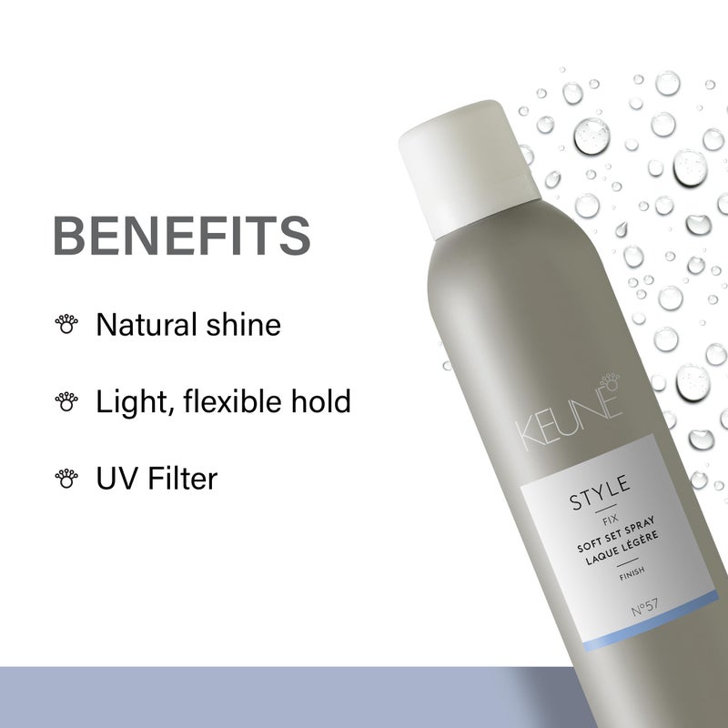 Keune Style Soft Set Spray, Weightless & Flexible Hold Hairspray for All Hair Types, 9.2 Fl Oz - Image 3