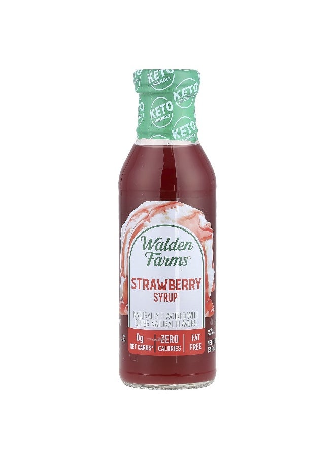 WALDEN FARMS Walden Farms, Strawberry Syrup, 12 fl oz (355 ml)  - Image 1