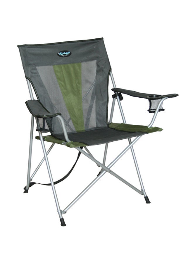 AL RIMAYA Bundle of 2: Polyester Dual Tone Folding Camping Chair (93x34.6x23.6cm) - Image 2