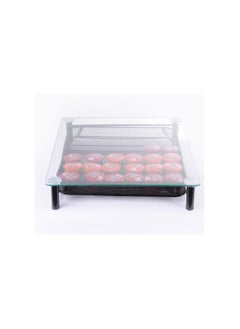 Generic Tempered Glass Top Coffee Capsules Holder Drawer Compatible with 36 Nespresso Original line Pods, Small  - Image 1