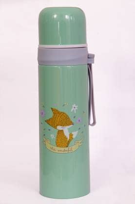 Generic 500ML Stainless Steel Water Bottle for Kids Hot and Cold Beverages for Upto 6 Hours BPA Free and Leakproof Thermosteel Double Walled Insulated Vacuum Thermos Flask  - Image 1