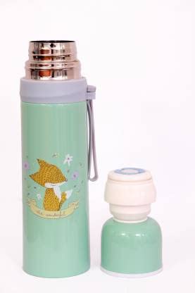 Generic 500ML Stainless Steel Water Bottle for Kids Hot and Cold Beverages for Upto 6 Hours BPA Free and Leakproof Thermosteel Double Walled Insulated Vacuum Thermos Flask  - Image 2