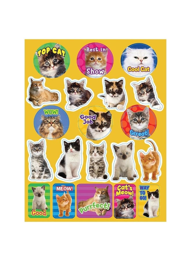 Eureka Motivational Cats Stickers - Image 1