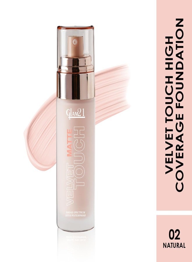 جلام 21 كريم أساس جلام 21 فيلفيت تاتش للتحكم في الزيوت | مقاوم للماء، تغطية عالية، لمسة نهائية مخملية غير لامعة، تغطية كاملة مثالية، خفيف الوزن ومسامي، عامل حماية من الشمس 35 يدوم طويلاً | طبيعي - 50 غرام - Image 2