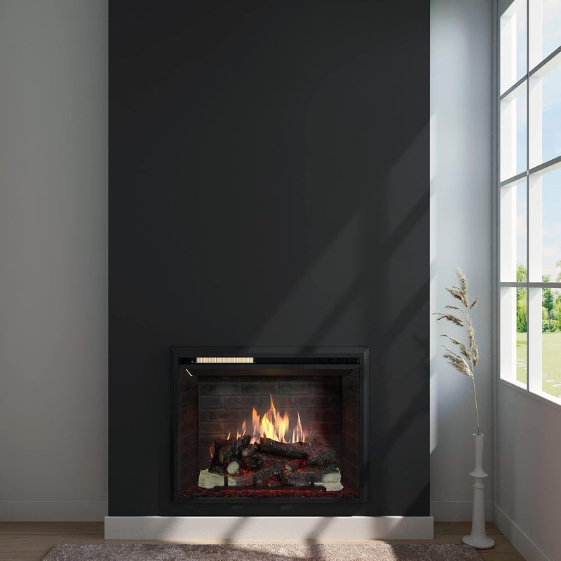 Decotalk Solid Black Wallpaper Peel and Stick 17.7"X400" Black Wallpaper for Bedroom Wallpaper Black Contact Paper for Cabinets and Drawers Solid Black Cabinet Vinyl Wrap Removable - Image 4