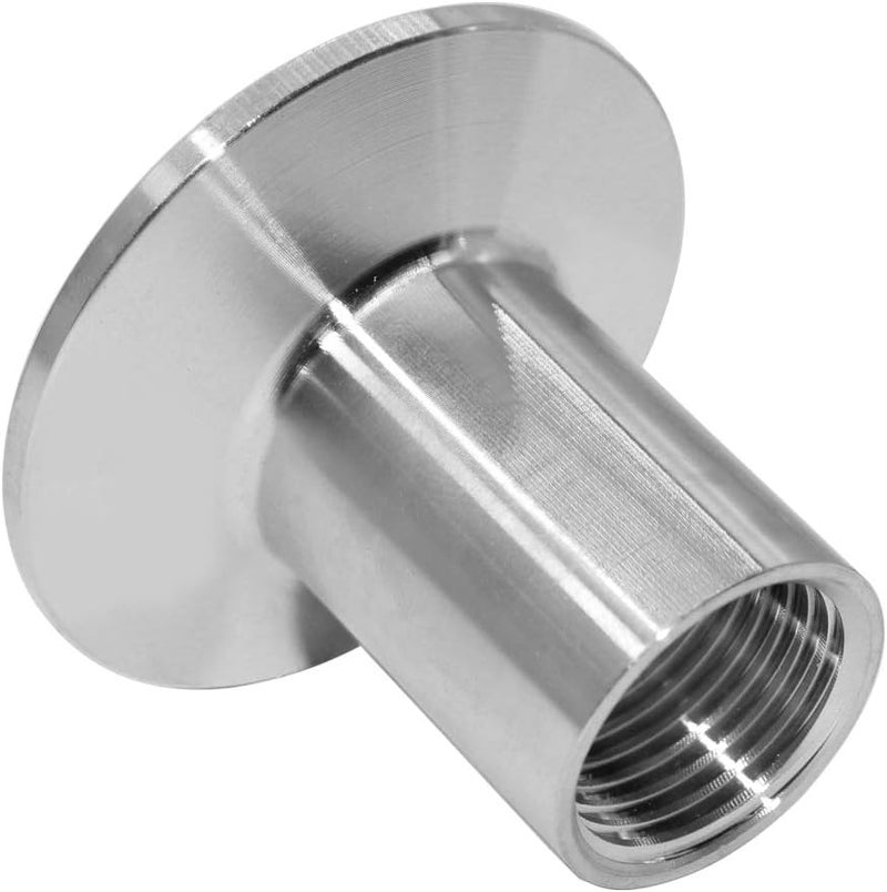 beduan 1.5" Tri Clamp to 1/2" NPT Female Stainless Steel Sanitary Fitting Home Brew Connector (Ferrule OD 50.5mm) - Image 3
