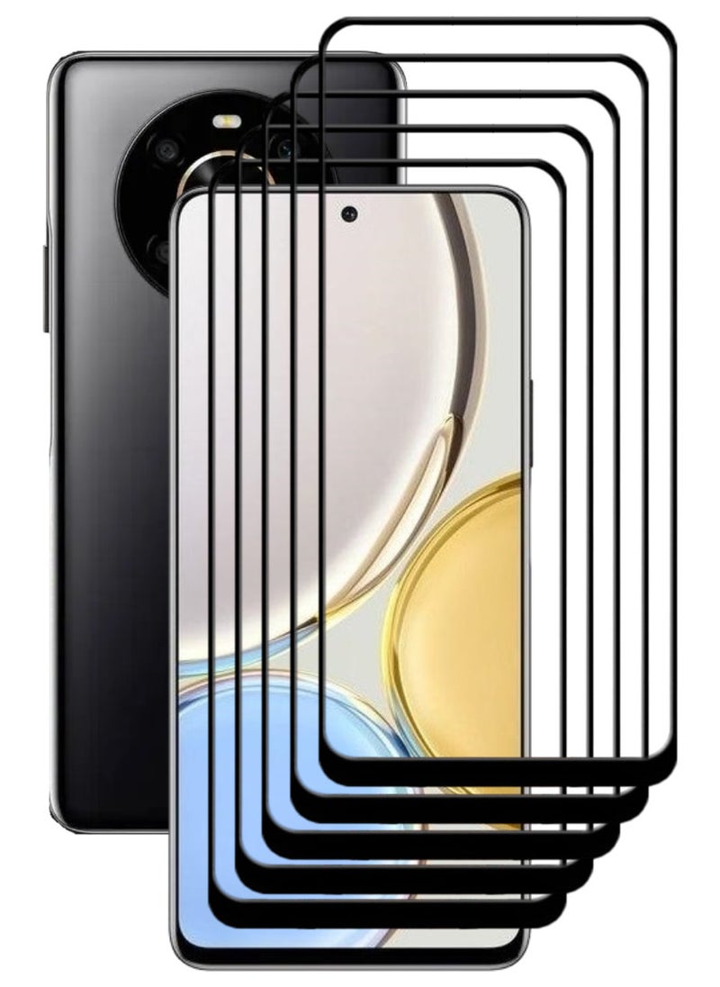 ACLIX 5 Pieces Antistatic ESD Dustproof Premium Quality High Definition Tempered Glass Screen Protector Designed For Honor X9 - Image 1