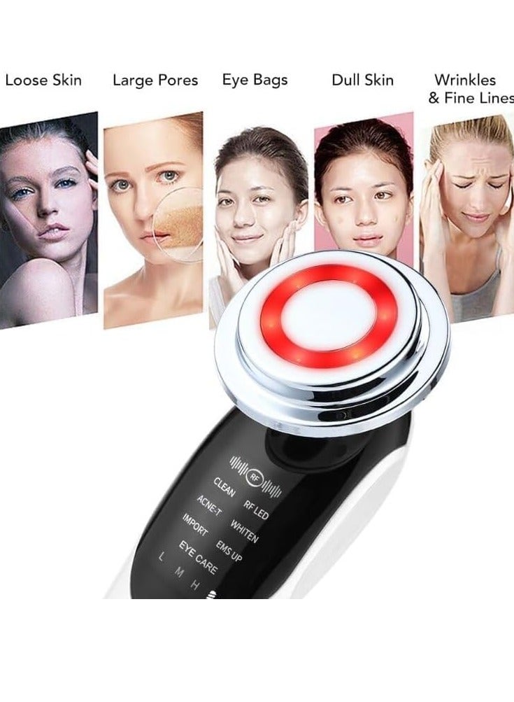 SYOSI Face Neck Massager Skin Care for Daily Skin Care Routine Facial Massager Anti-Aging Smooth and Lifting Tightening Sagging Skin 7 in 1 Facial Massager Wrinkle Rejuvenation Facial Lifting Machine - Image 2