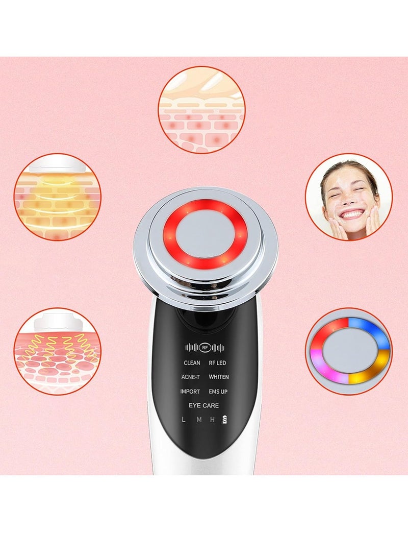 SYOSI Face Neck Massager Skin Care for Daily Skin Care Routine Facial Massager Anti-Aging Smooth and Lifting Tightening Sagging Skin 7 in 1 Facial Massager Wrinkle Rejuvenation Facial Lifting Machine - Image 5