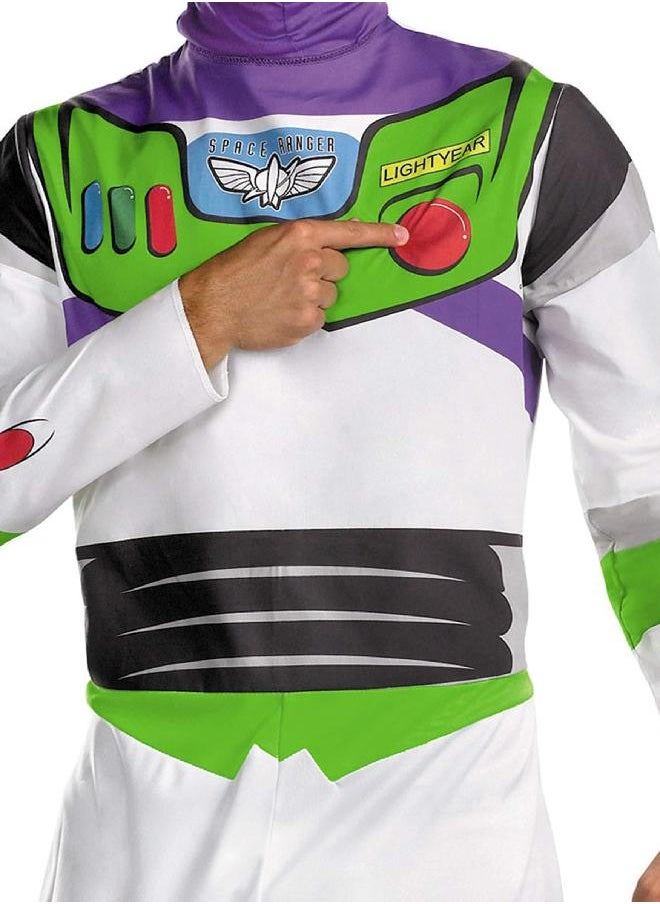 Disguise Disguise Buzz Lightyear Adult Costume - X-Large,White  - Image 3
