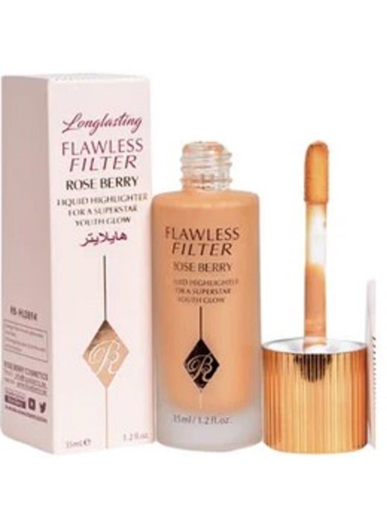 ROSE BERRY Flawless Filter Liquid Highlighter – 02 Fair Light
