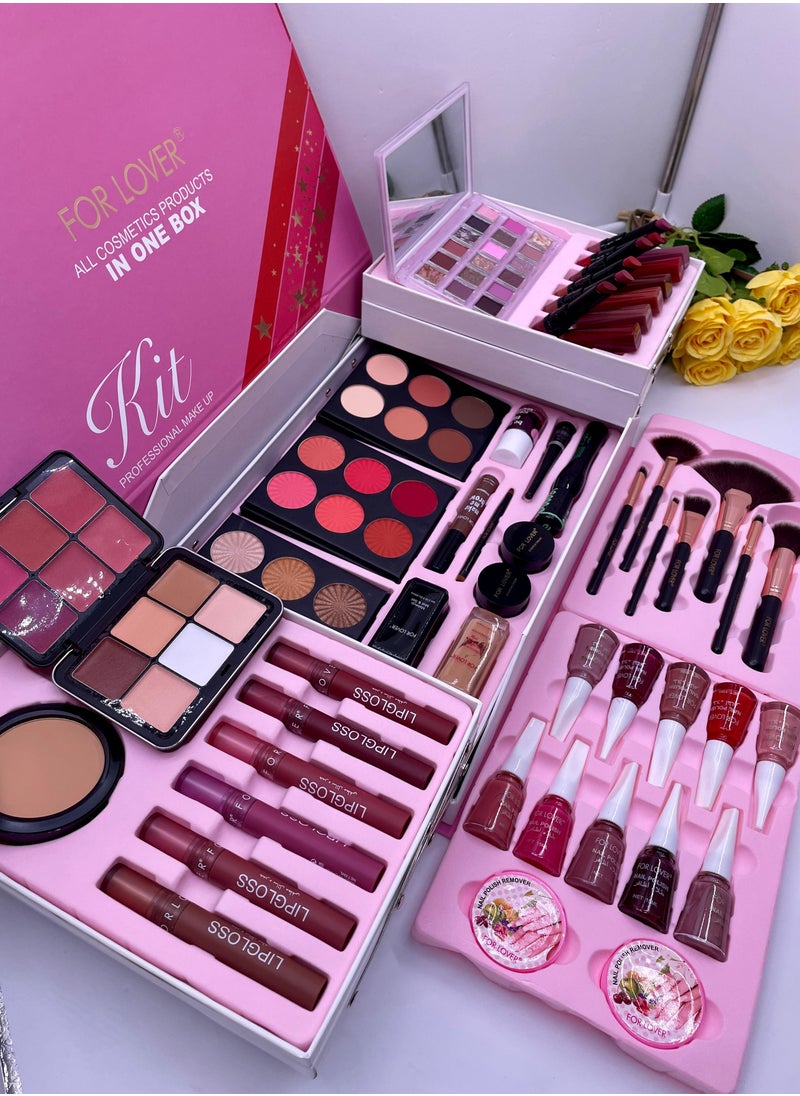 FOR LOVER - ALL COSMETICS PRODUCTS IN ONE BOX KIT PROFESSIONAL MAKE UP - Image 1