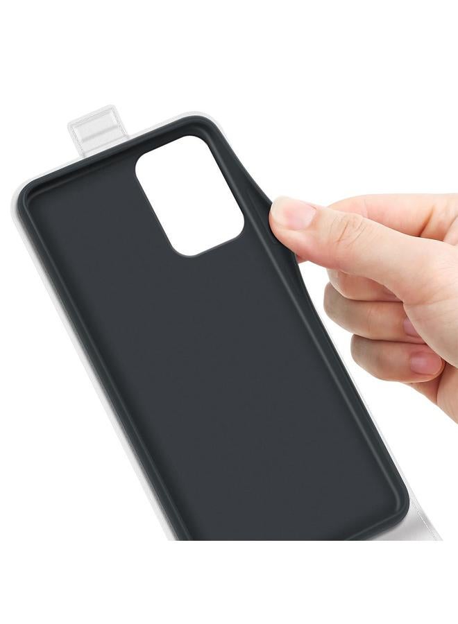 اس-توب جراب لهاتف Motorola Moto E15 R64، جراب جلدي بتصميم عمودي واحد - Image 5