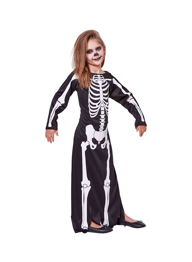 Party Magic فستان هيكل عظمي للبنات - م