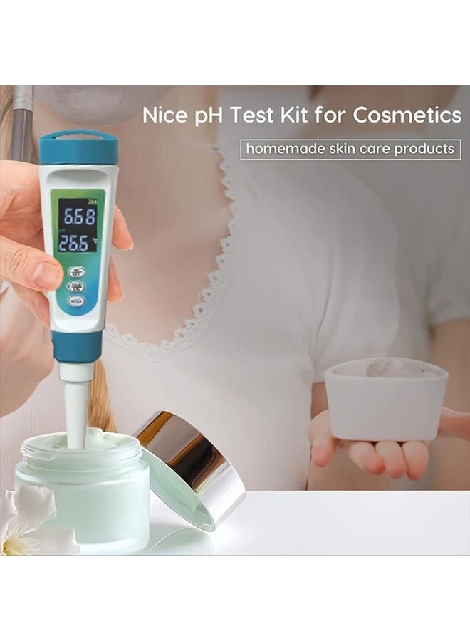 Cloud Prime PH012 مقياس درجة الحموضة للطعام بطارية غير قابلة لإعادة الشحن نطاق 0-12 درجة حموضة - Image 2