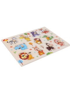 Generic Wooden Animal Educational Toy Animals Shapes Learning Puzzle Toys for Kids  - Image 2