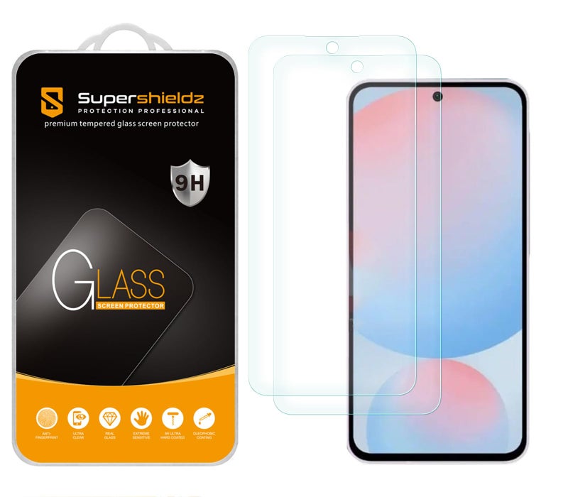 Supershieldz (2 Pack) Designed for Samsung Galaxy A36 5G / A56 Tempered Glass Screen Protector, Anti Scratch, Bubble Free - Image 1