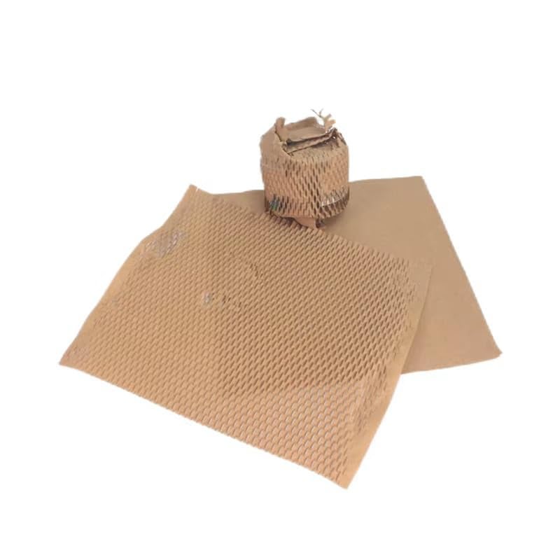 JPPL Honeycomb Paper Sheets for Packaging (390 x 500mm) – Eco-Friendly Wrap, Ready-to-Use Kraft Paper Alternative to Rolls – 20 Sheets | No Cutting Required | Ideal for Gifting, Moving, Shipping - Image 1