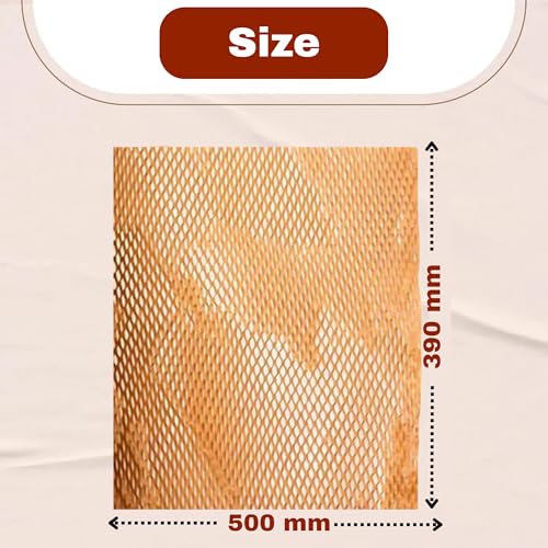 JPPL Honeycomb Paper Sheets for Packaging (390 x 500mm) – Eco-Friendly Wrap, Ready-to-Use Kraft Paper Alternative to Rolls – 20 Sheets | No Cutting Required | Ideal for Gifting, Moving, Shipping - Image 3