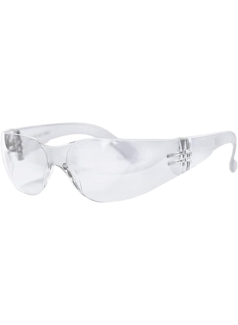 12PCS Safe Glasses - Scratch Resistant Wrap Around Eyewear, Polycarbonate Z87.1 Impact Resistant Lens - Image 2