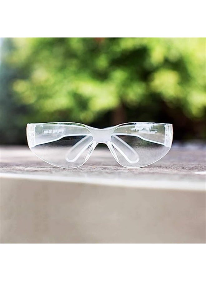 12PCS Safe Glasses - Scratch Resistant Wrap Around Eyewear, Polycarbonate Z87.1 Impact Resistant Lens - Image 3